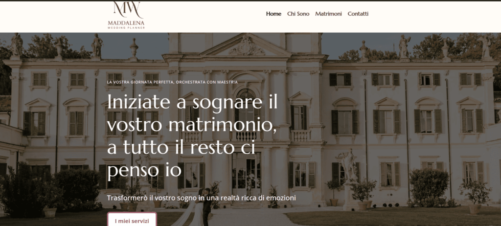 sito maddalena wedding planner